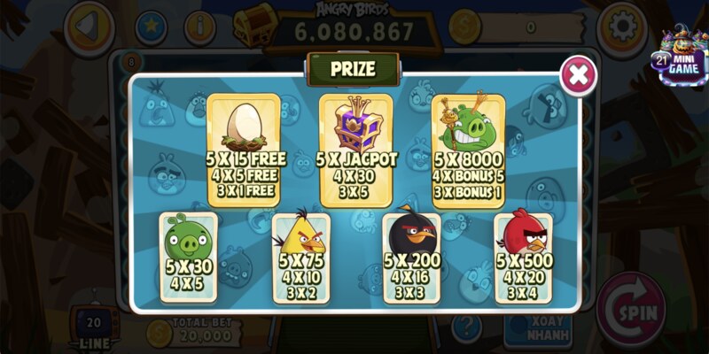 Làm sao chơi Angry birds trong Iwin? Hướng dẫn chi tiết