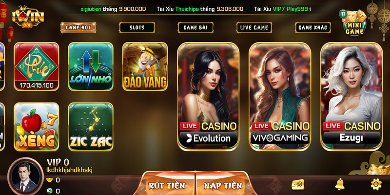 lưu ý khi đăng nhập Iwin 