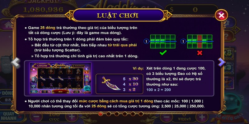 Cách Chơi Aladdin Slots Iwin Được Cao Thủ Game Bật Mí 3 Thông tin luật chơi của Aladdin Slots Iwin