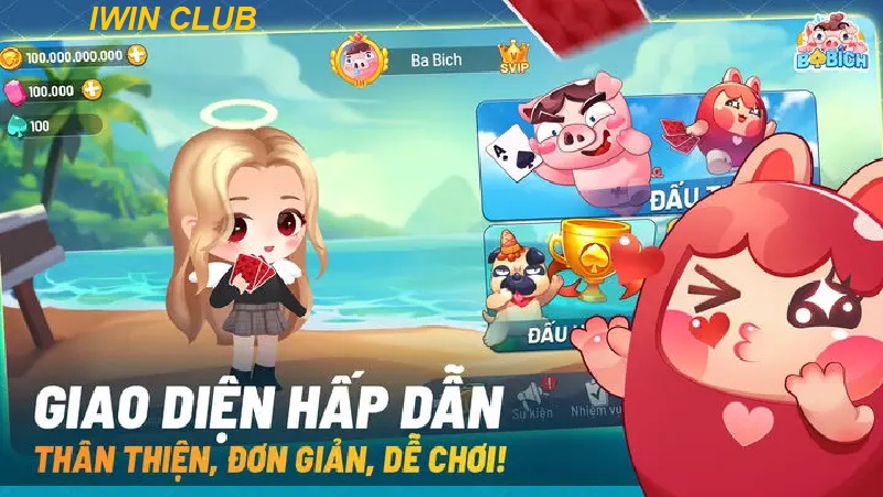 Giao diện của Ba Bích Tiến Lên miền Nam